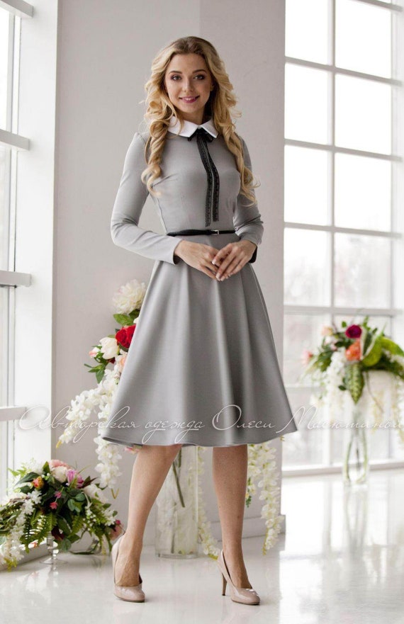 cute grey dresses