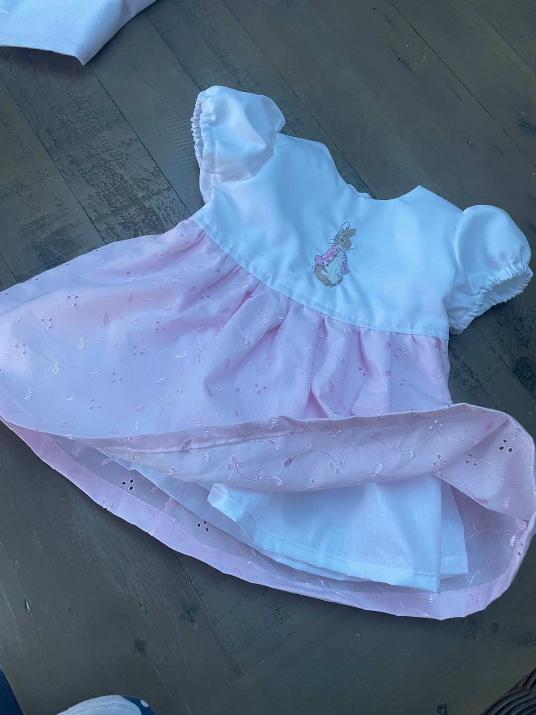 Peter Rabbit Flopsy Bunny Baby Girls Dress - Personalised - Personally ...