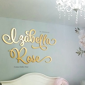 Gold Calligraphy Names, Isabella, Name, Printable, Baby, Sign, Nursery,  Wall Art, Gold Letters Sign, Gold Letters for Wall Kids Room Sign 