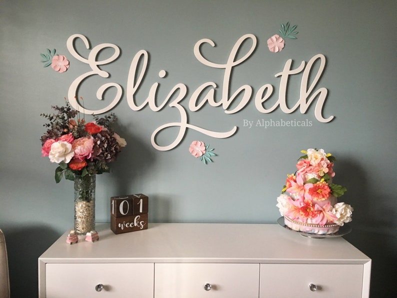 Boy Nursery Name Sign Wooden Letters for Wall Decor Etsy