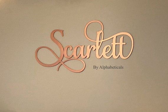 Wooden Letters for Nursery Name Sign Girl Baby Boy Wall Decor