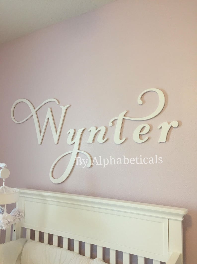 Boy Nursery Name Sign Wooden Letters for Wall Decor Etsy