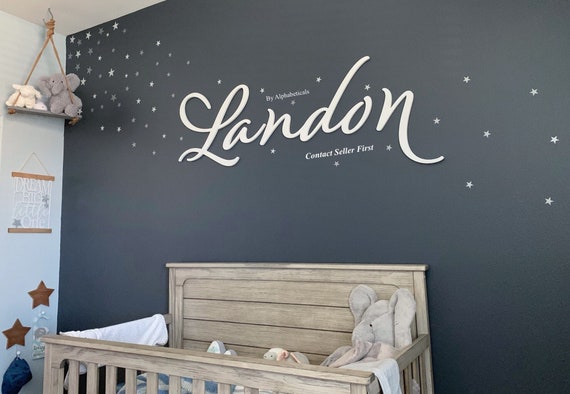 Landon Baby Name Meaning Baby Names Nursery Sign Boy Names Printables  Instant Digital Downloads