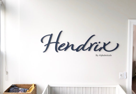 baby name wooden letters