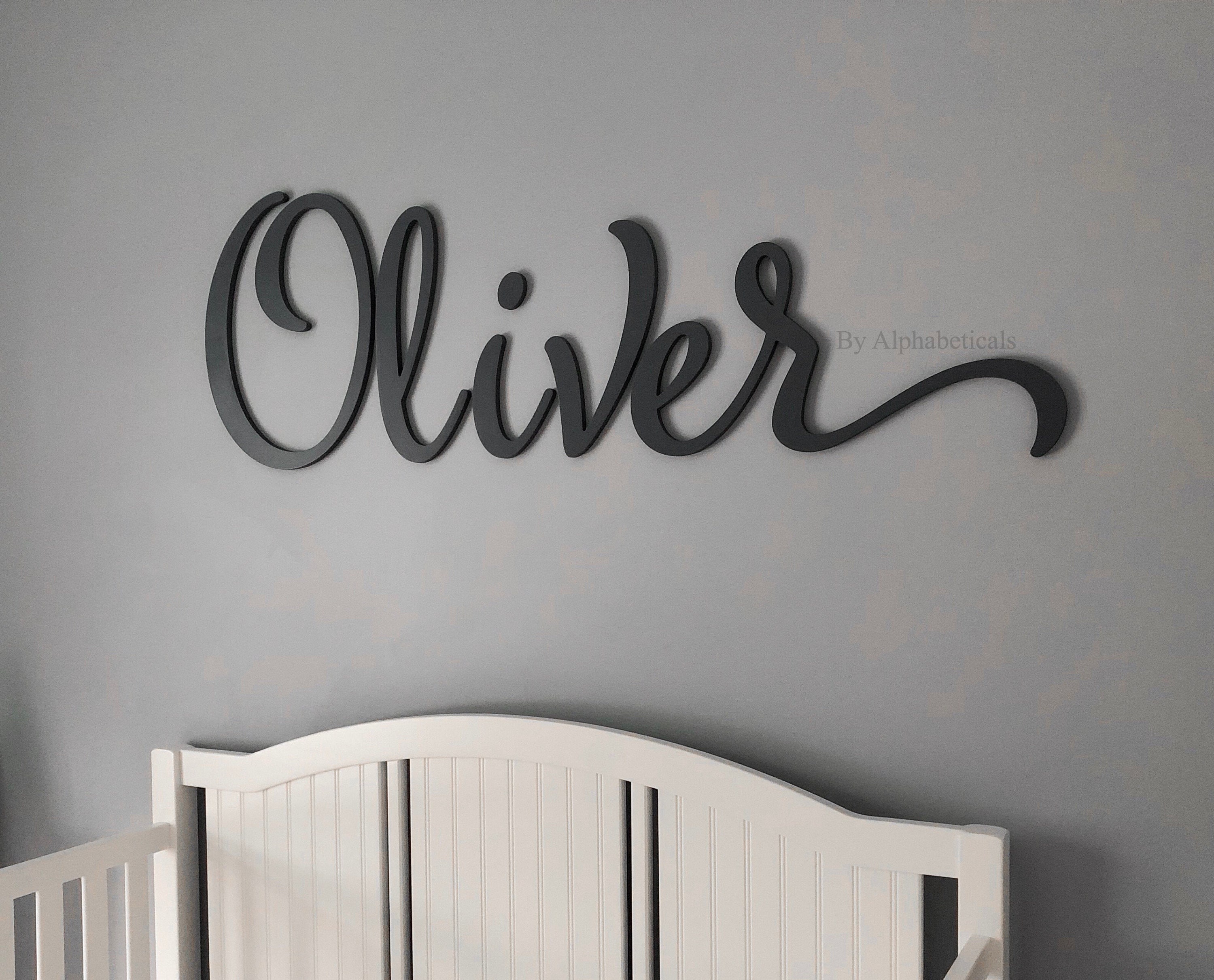 Nursery Name Sign Girl Boy Wooden Letters for Nursery Wooden Etsy