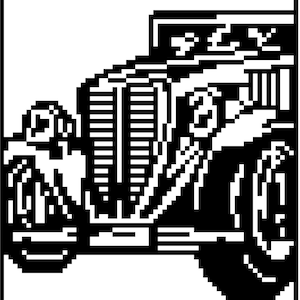 HOTROD C2C PATTERN with written row by row instructions.