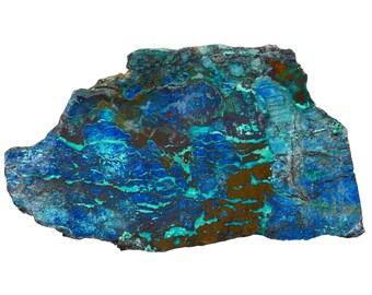 Shattuckite Slab Chrysocolla Azurite Copper Minerals Lapidary Supply from Namibia