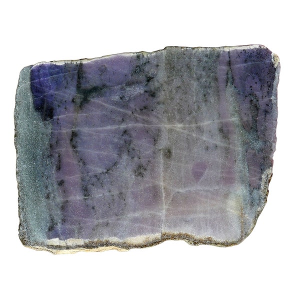 Spurrite Slab Unpolished Natural Purple Strombolite Slice Lapidary Supply