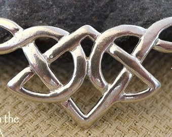 Celtic Knot Pendant Sterling Silver Celtic Y Necklace Centerpiece Handmade Floating Pendant Celtic Connector USA