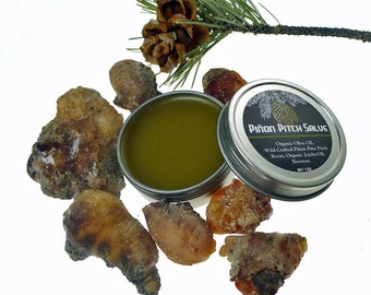 Organic Piñon Salve, Traditional Pinyon Pine Salve Natural Herbal