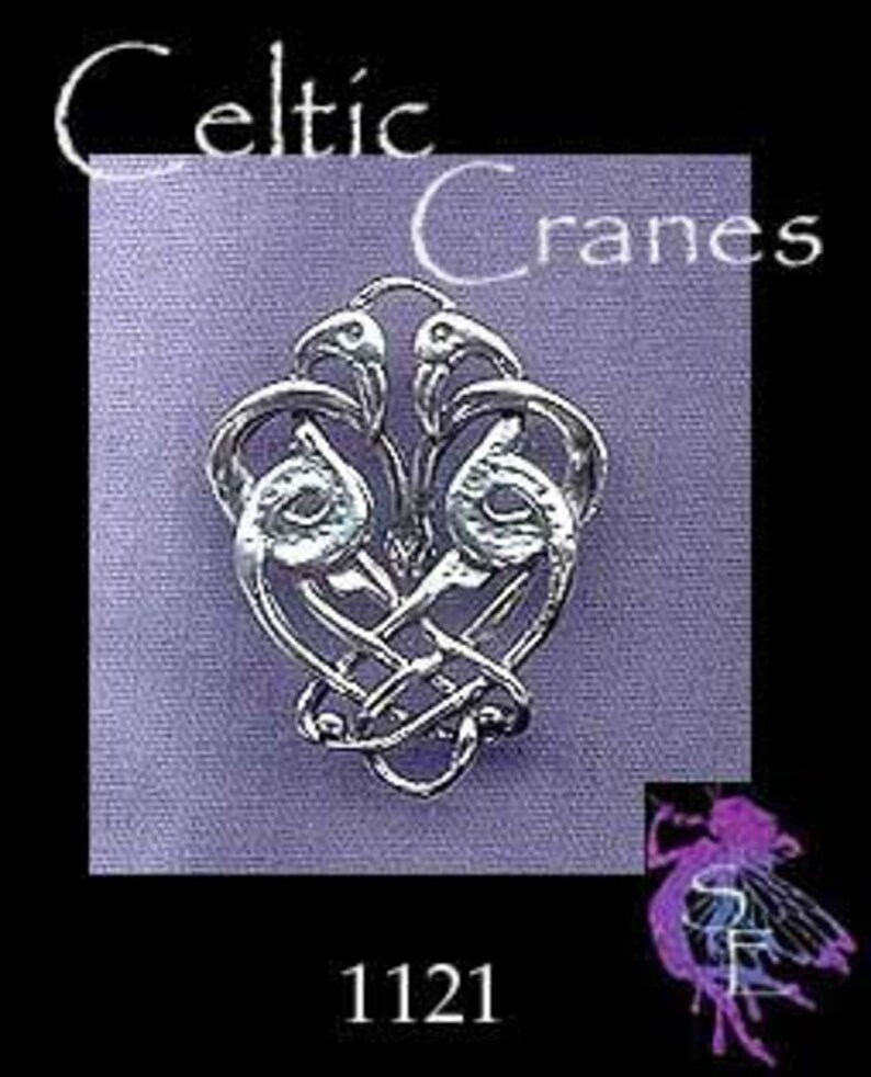Sterling Silver Entwined Celtic Love Birds Pendant | Celtic Crane Zoomorph Jewelry - Celebrate love, unity, and timeless connection with this exquisite Entwined Celtic Love Birds Pendant, inspired by traditional Celtic zoomorphic art. Featuring two graceful cranes entwined in an elegant dance, this piece symbolizes devotion, partnership, and the deep bonds that tie souls together.