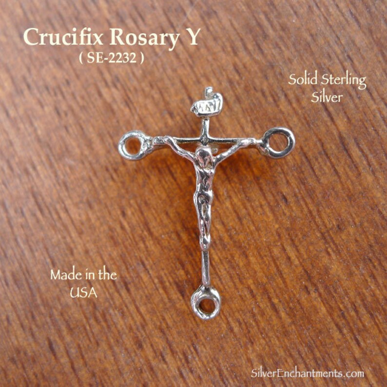 Sterling Silver Crucifix Rosary Centerpiece Solid 925 Silver Etsy sterling-silver-crucifix-rosary-centerpiece-solid-925-silver-etsy