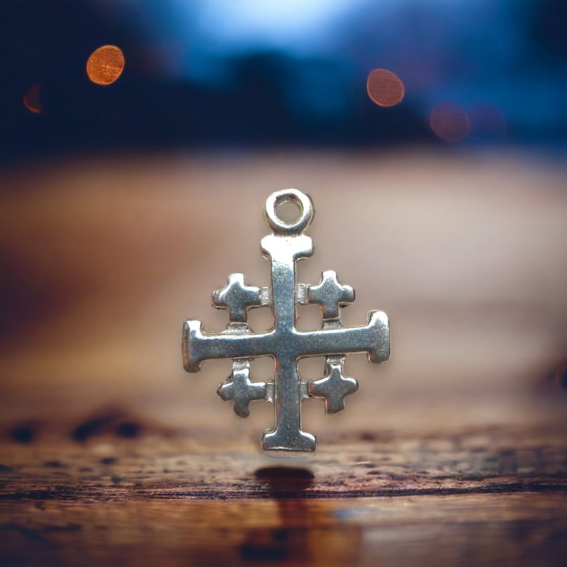 Sterling Silver Jerusalem Cross