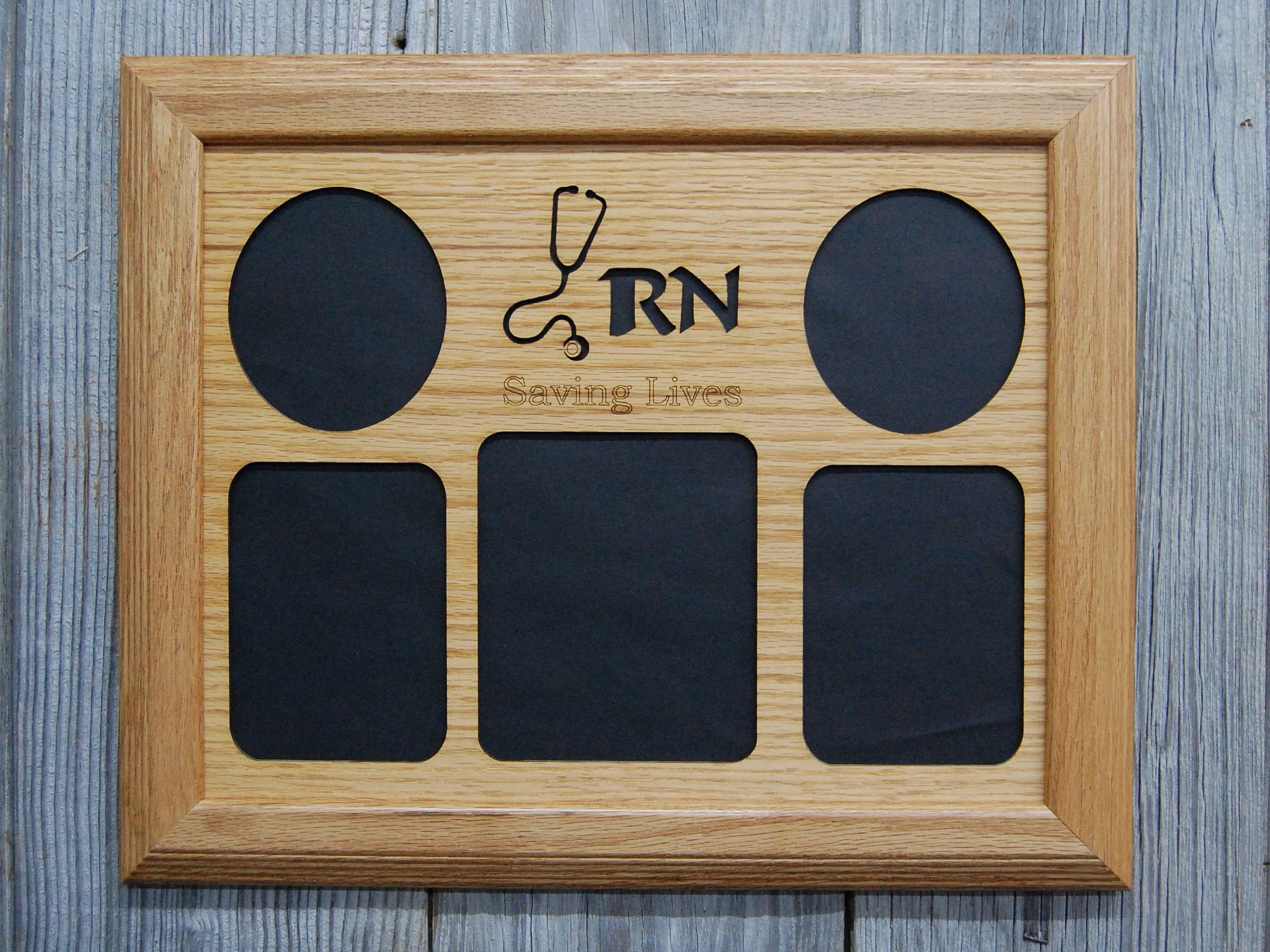 11x14 Nurse Picture Frame Holds 5 Photos RN Saving Lives Etsy