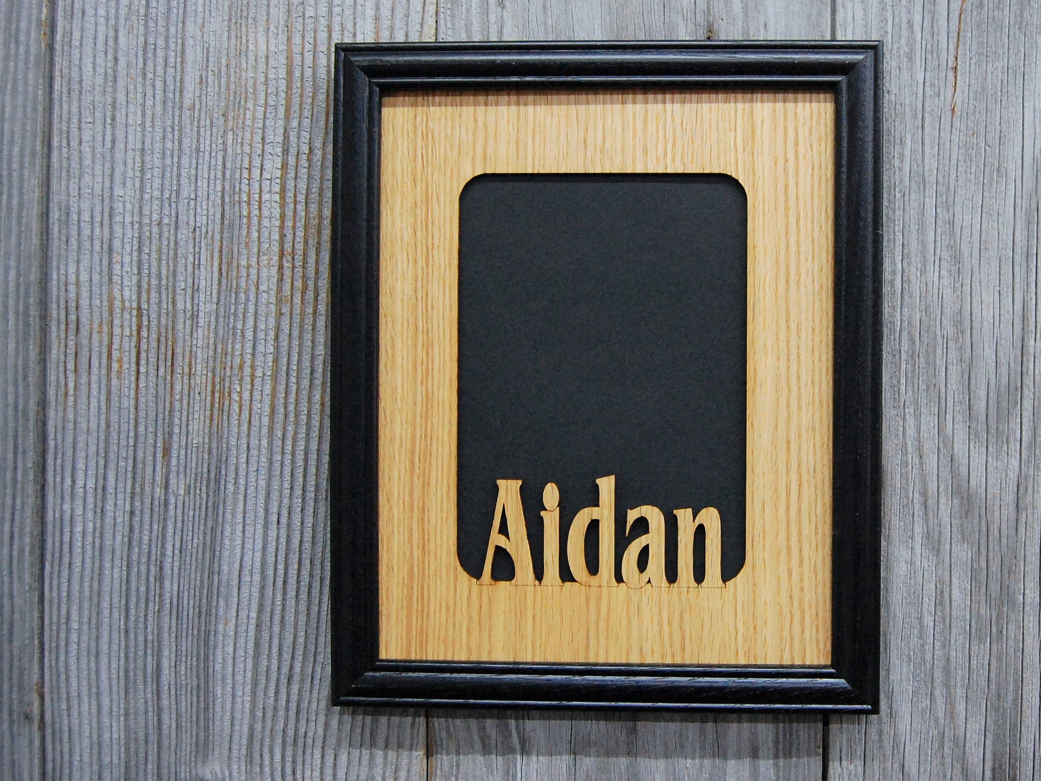 Custom Name Picture Frame - 8x10 Frame Holds 5x7 Photo - School Picture ...