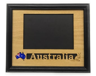 Australia Picture Frame - 8x10 Frame Holds 5x7 Photo