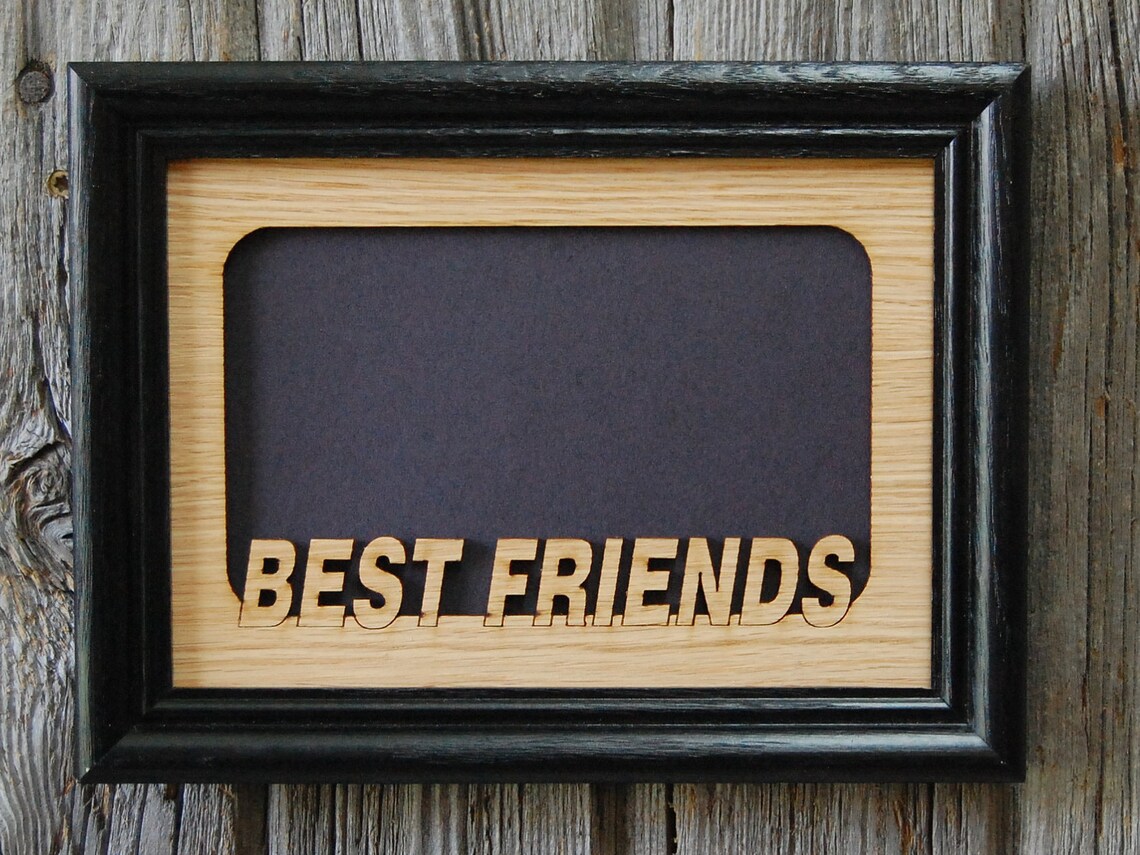 Best Friends Picture Frame Holds 4x6 Photo Gift for Etsy