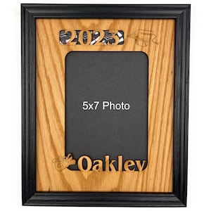 2026 Graduation Picture Frame - 8x10 Frame Holds 5x7 Photo - Class of 2026 Graduation Gift for Graduate, High School Graduate Frame