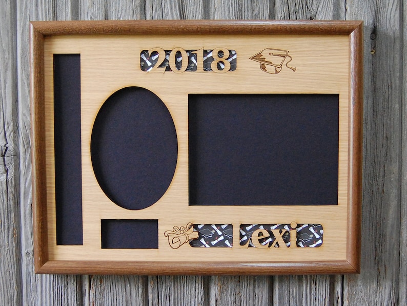 12x16 Graduation Diploma Picture Frame Holds 6x8 Diploma 5x7 Etsy