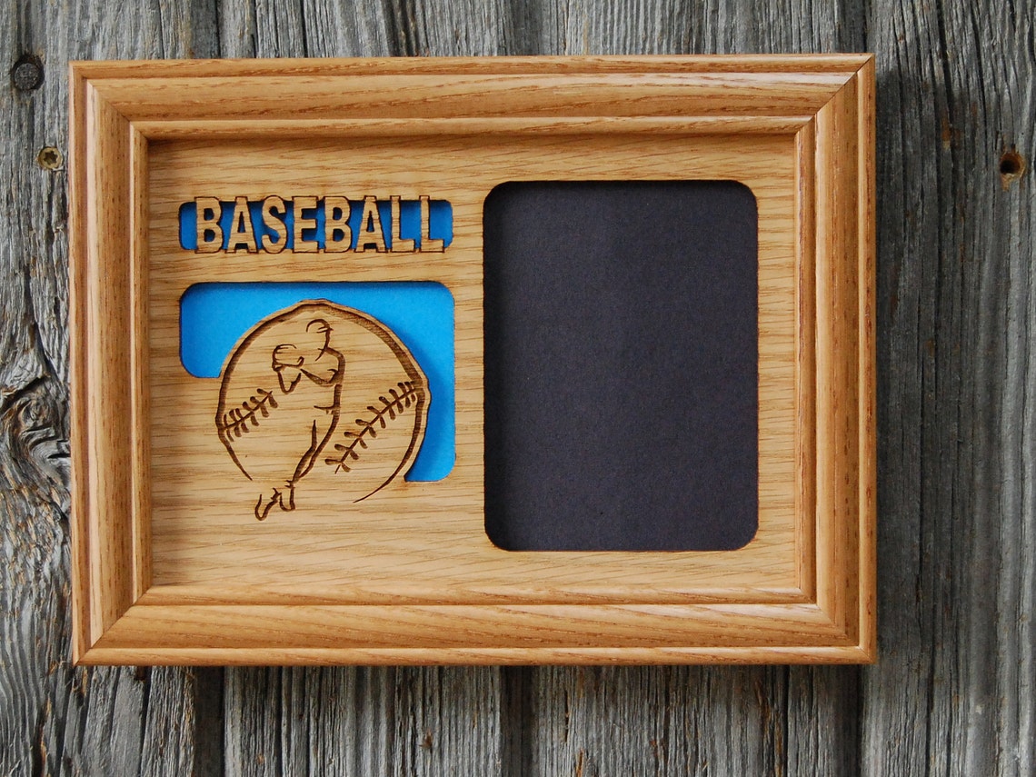 5x7 Baseball Picture Frame Baseball Player Gift Baseball | Etsy