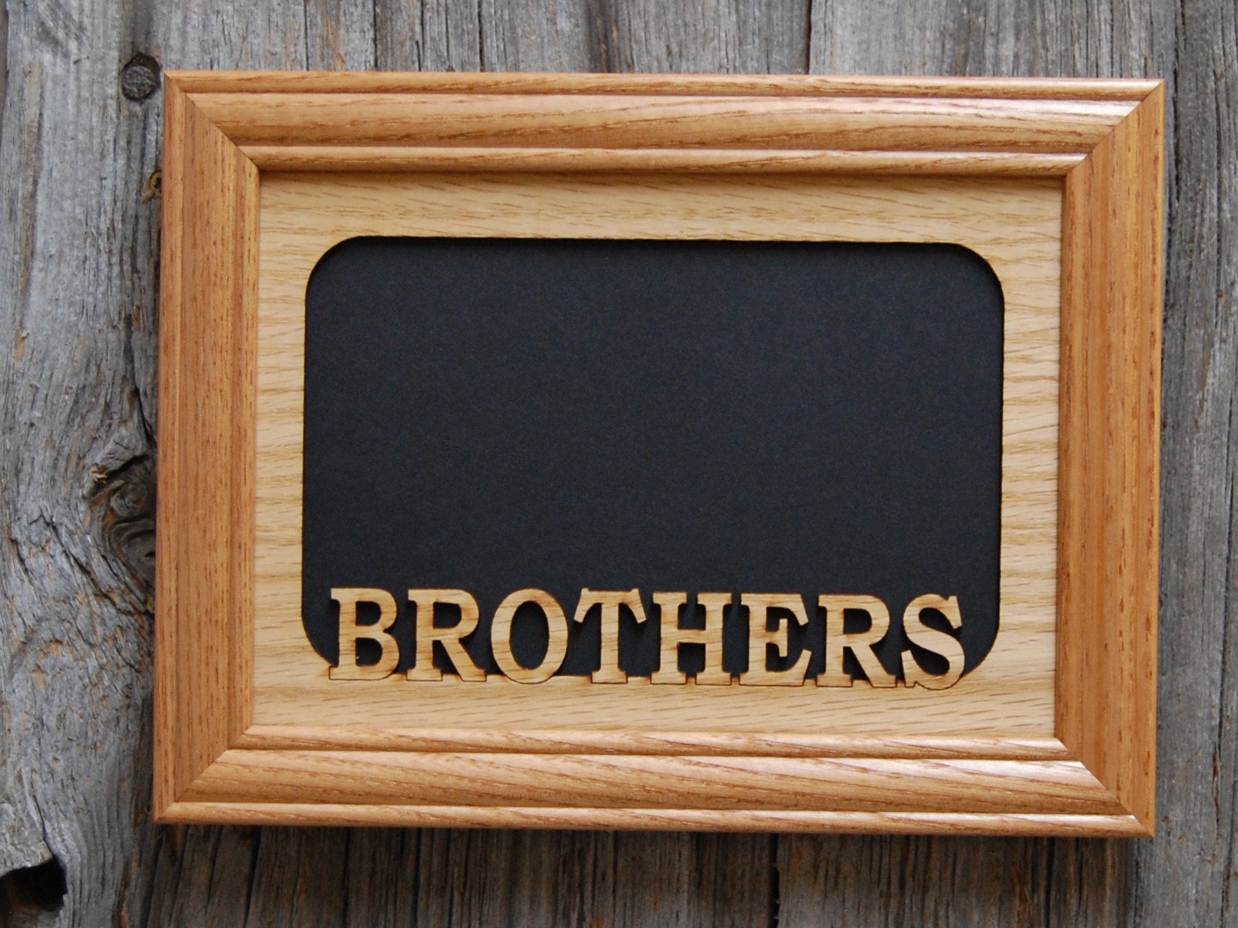 5x7 Brothers Picture Frame Holds 4x6 Photo Gift for Etsy