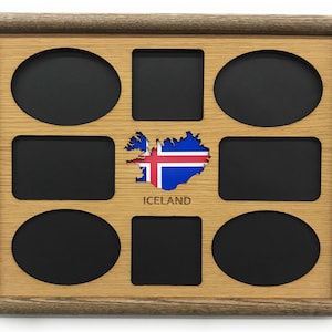 Iceland Picture Frame - 11x14 Frame Holds 8 Photos