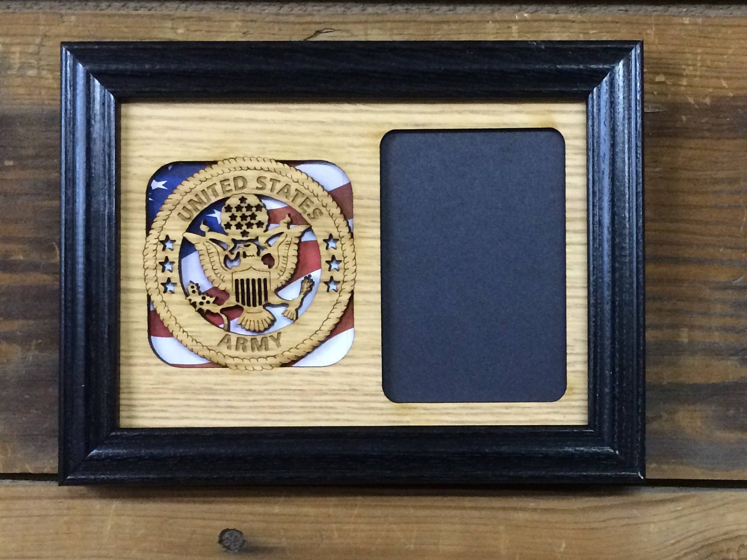 5x7 US Army Picture Frame Holds 3x4 photo | Etsy