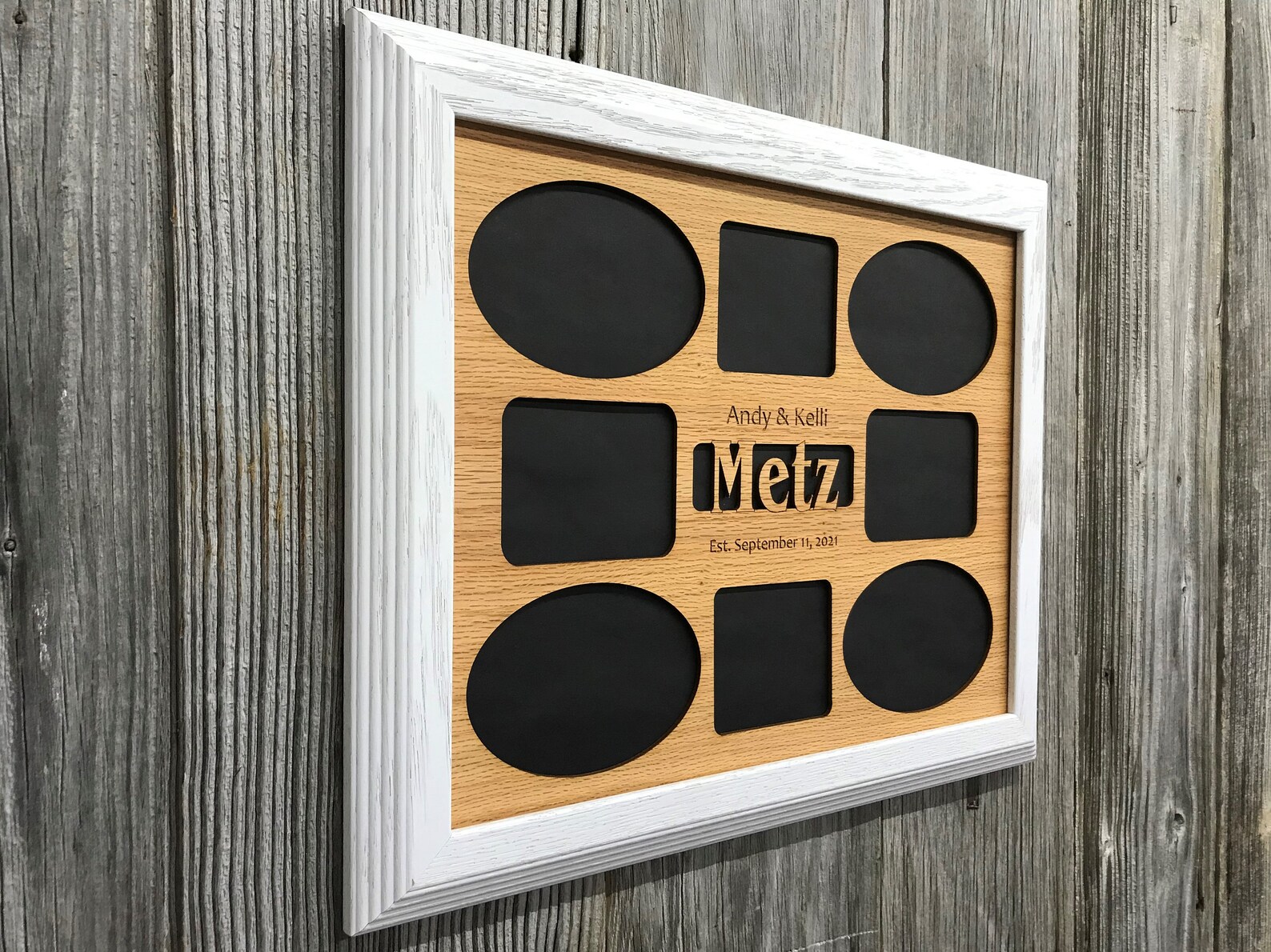 K12 Grade School Years Picture Frame Holds 2.5x3 and 5x6.5 Pictures