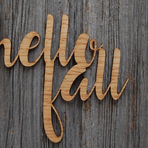 Hello Fall Sign