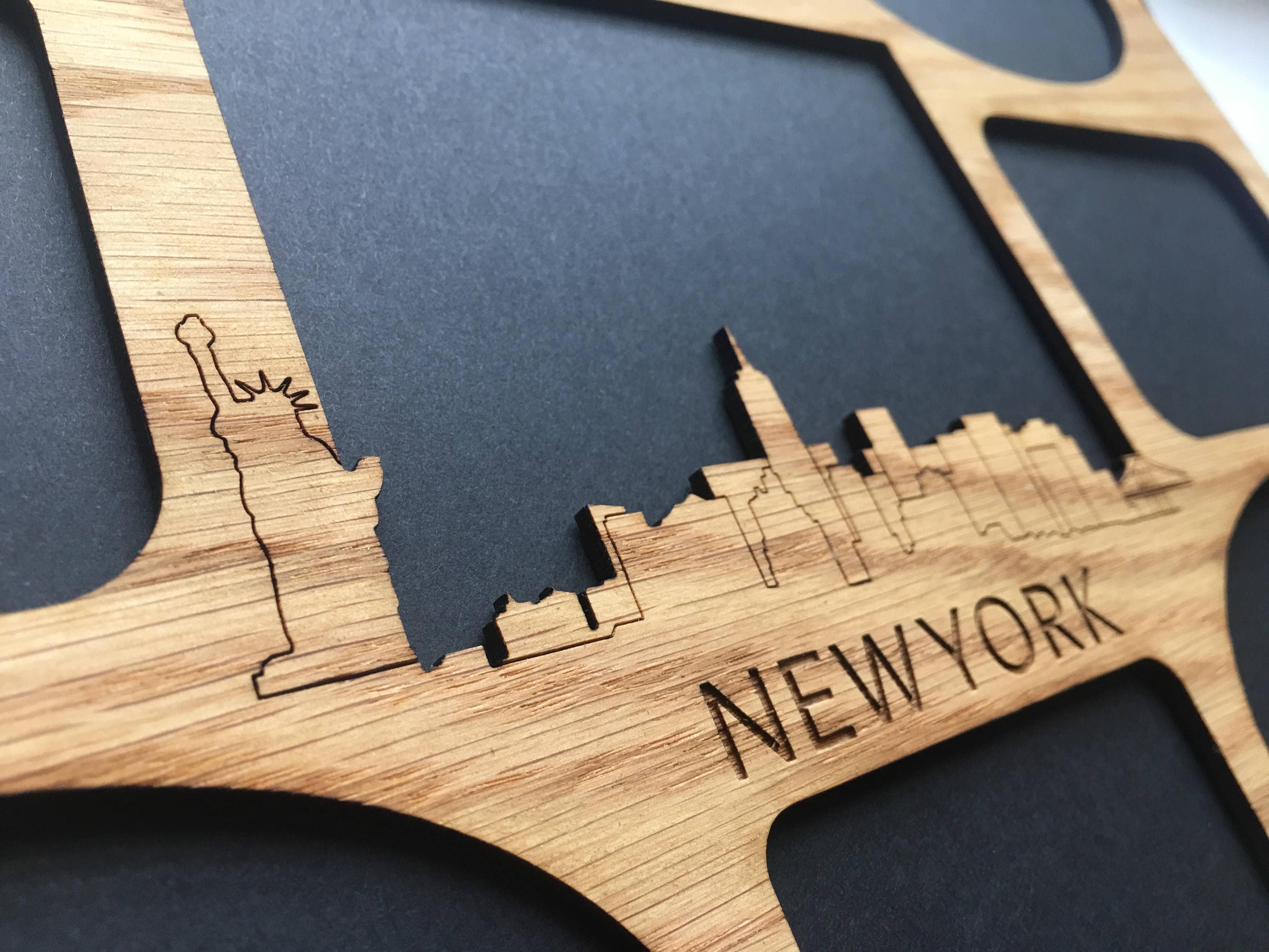 11x14 New York Skyline Frame NYC Picture Frame New York Etsy