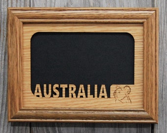 Australia Picture Frame - 5x7 Frame Holds 4x6 Photo