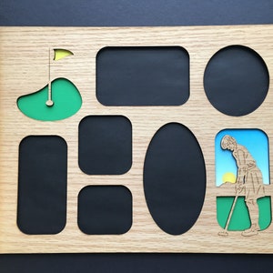 DISCONTINUED - 11x14 Female Golfer Picture Frame, Girl Golfing Picture Frame, Golf Decor Gift for Golfer, Ready to Ship
