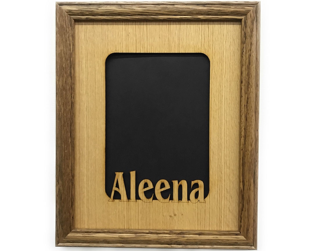 Custom Name Picture Frame 8x10 Frame Holds 5x7 Photo School Picture