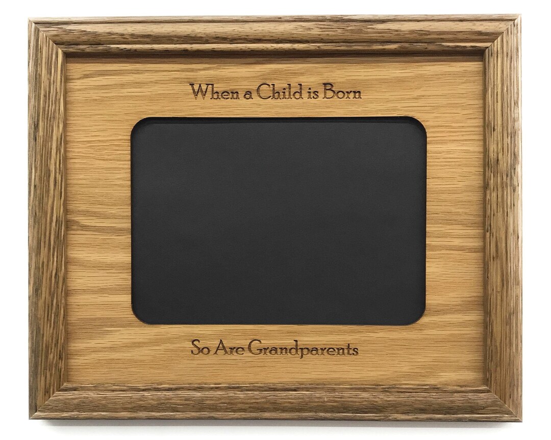 When A Child is Born Picture Frame - 8x10 Frame Holds 5x7 Photo- Father ...