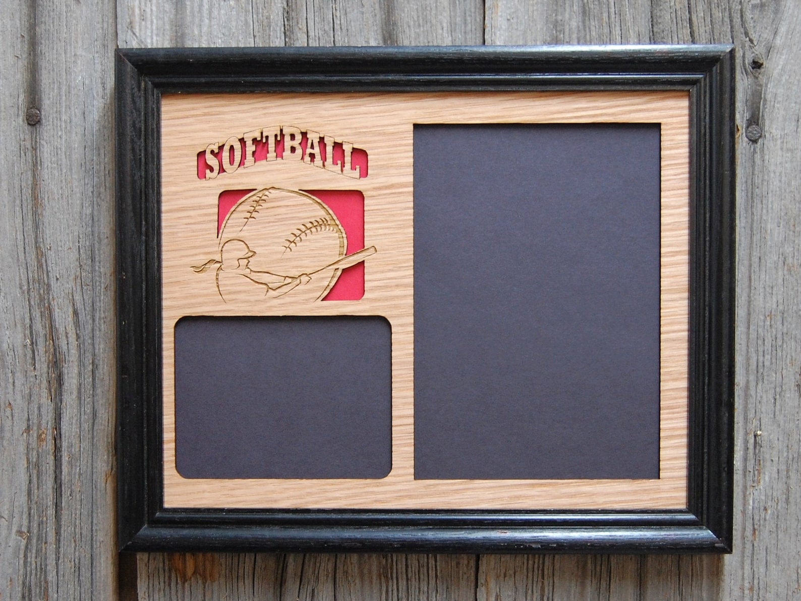 Softball Picture Frame 8x10 Frame Holds 5x7 and 3x4 Photos Etsy