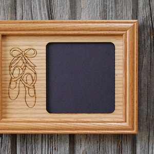 Tanzbilderrahmen - 13x20 cm Rahmen für 3x4 Fotos - Ballett Bilderrahmen, Balletttänzer Geschenk, Tanzpreis, Ballettpreis, Ballettgeschenk für Tänzer