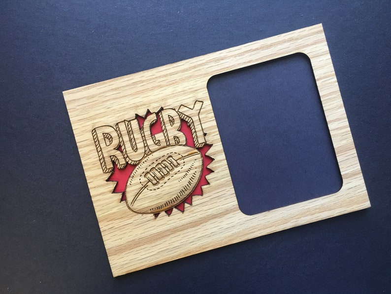 Rugby Photo Frame Holds 3x4 Photo Rugby Gift Rugby Coach Etsy