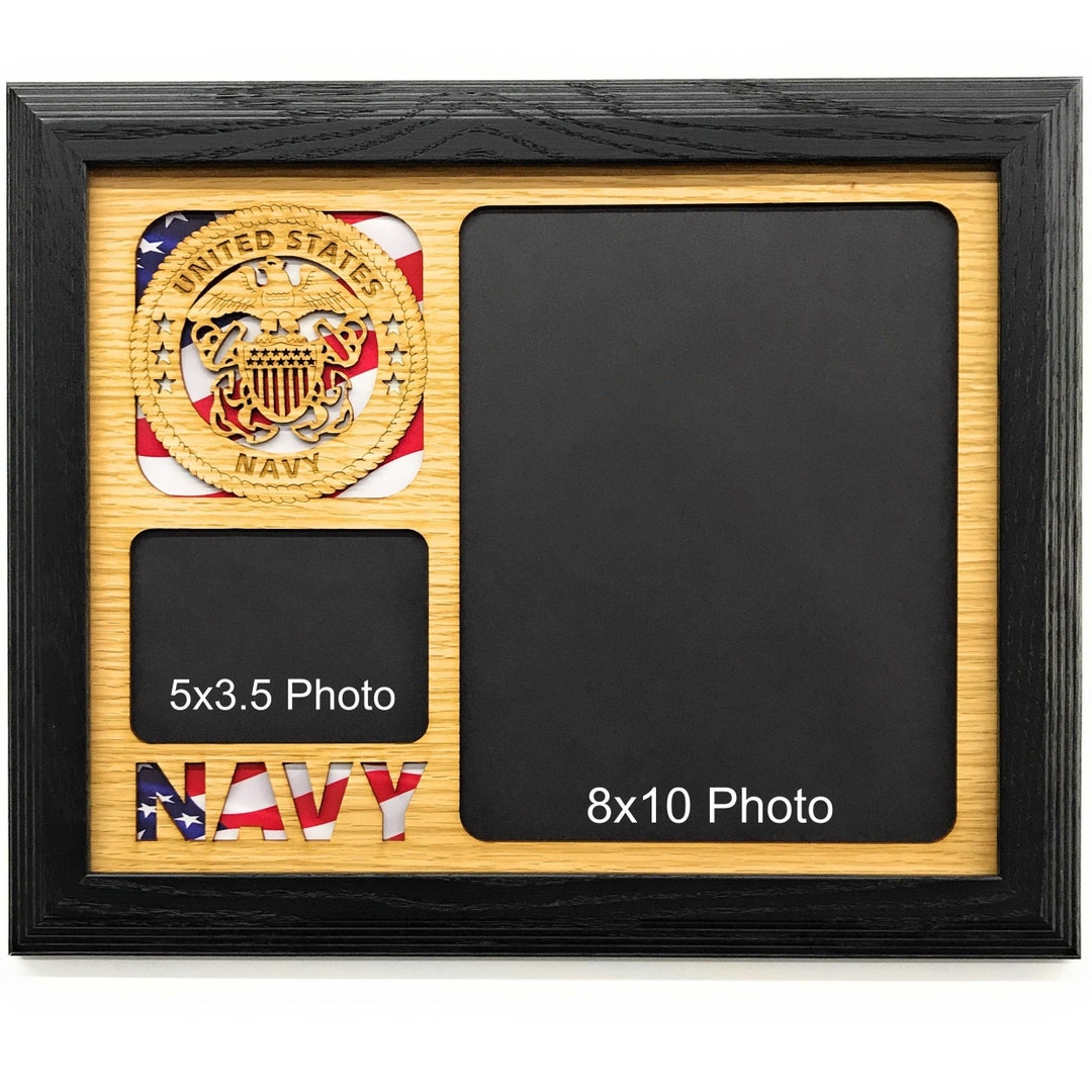 11x14 US Navy Picture Frame Collage Frame Hold Multiple Photos Etsy