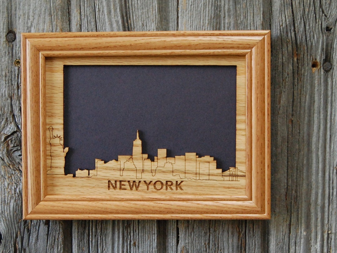 Custom Travel Picture Frame 5x7 Frame Holds 4x6 Photo Gift for Traveler