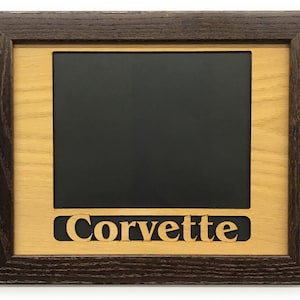 Personalized Car Picture Frame - 11x14 Frame Holds 8x10 Photo or Multiple Photos- Father&#39;s Day Gift for Car Guy Garage Decor Car Photo Frame
