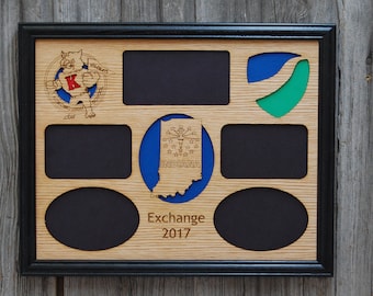 11x14 individueller lasergravierter Bilderrahmen - für 8x10 Fotos oder mehrere kleine Fotos - Gestalten Sie Ihren eigenen Bilderrahmen, benutzerdefinierte Fotocollage