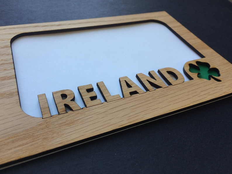 Ireland Picture Frame Holds 4x6 Photo Ireland Decor Etsy