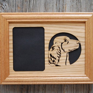 5x7 Irish Setter Picture Frame, Irish Setter Dog Lover Gift, Dog Memorial Photo Frame, Puppy Photo Frame, Dog Loss Gift, Mans Best Friend
