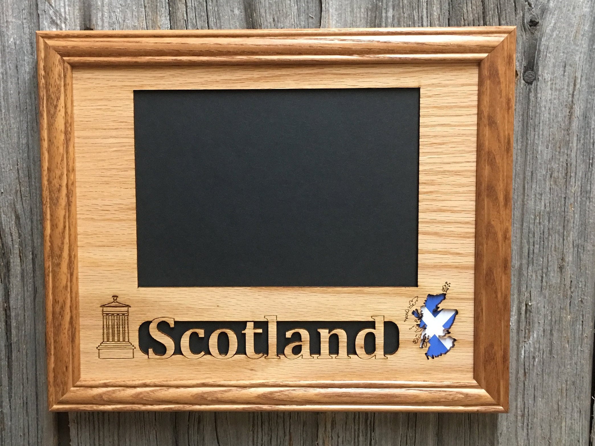 Custom Travel Picture Frame Holds 5x7 Photo Etsy