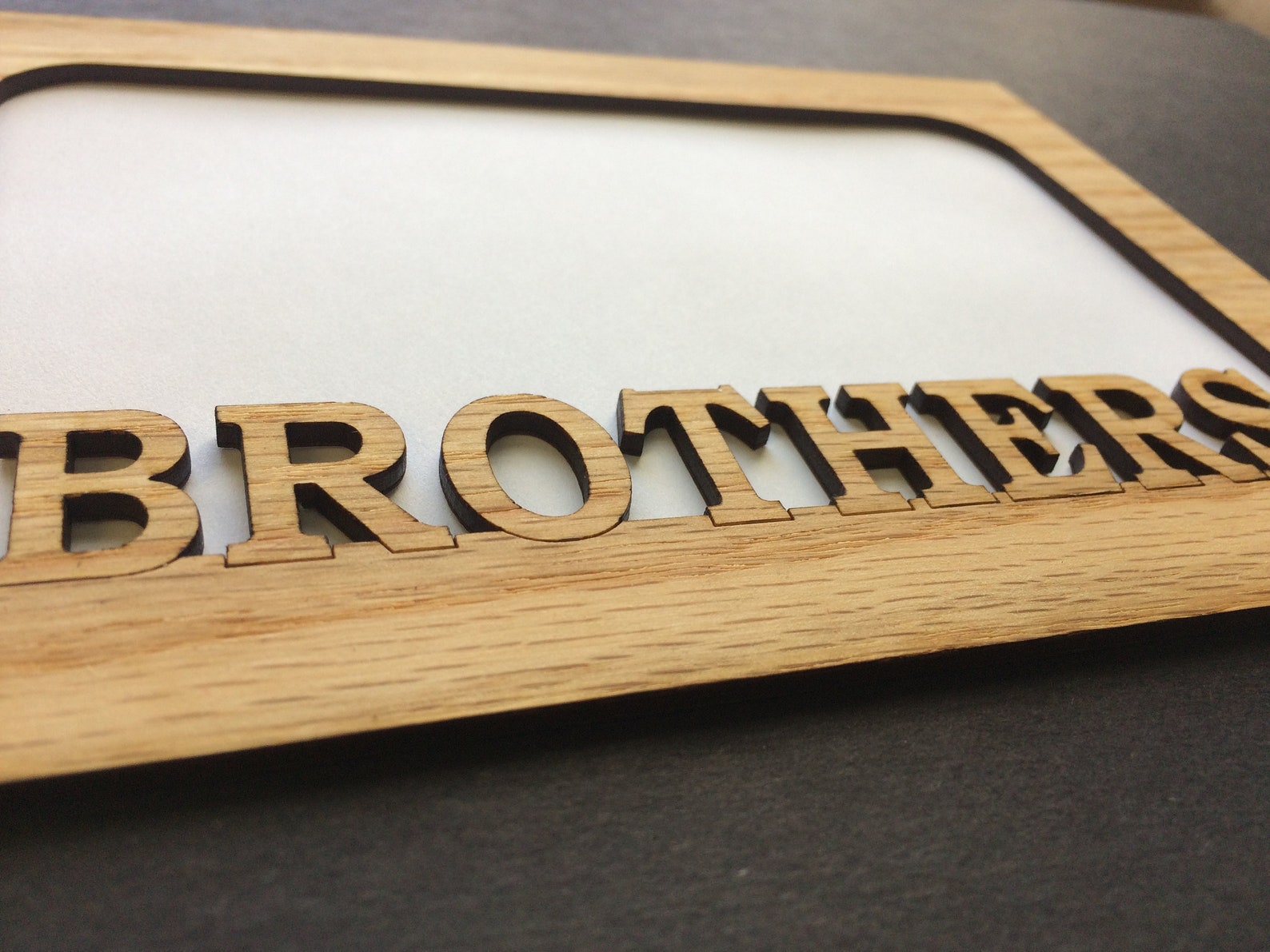 Brothers Picture Frame 5x7 Frame Holds 4x6 Photo Brother Gift, Sibling