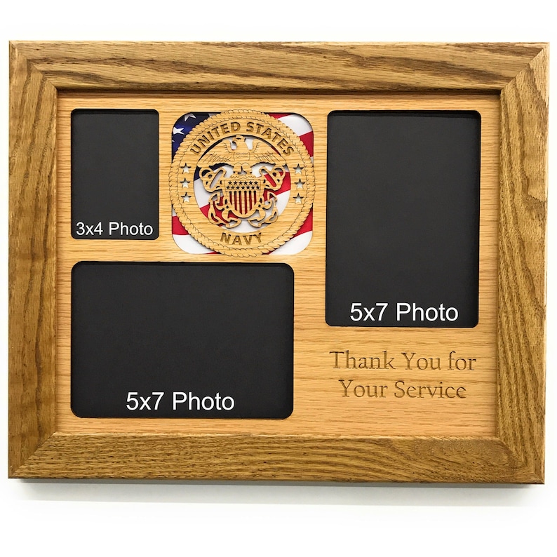 US Navy Picture Frame 11x14 Collage Frame Hold Multiple Etsy