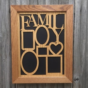 16x20 Family Picture Frame Collage Wood, Family Gift for Parents Grandpa Grandma Grandparents