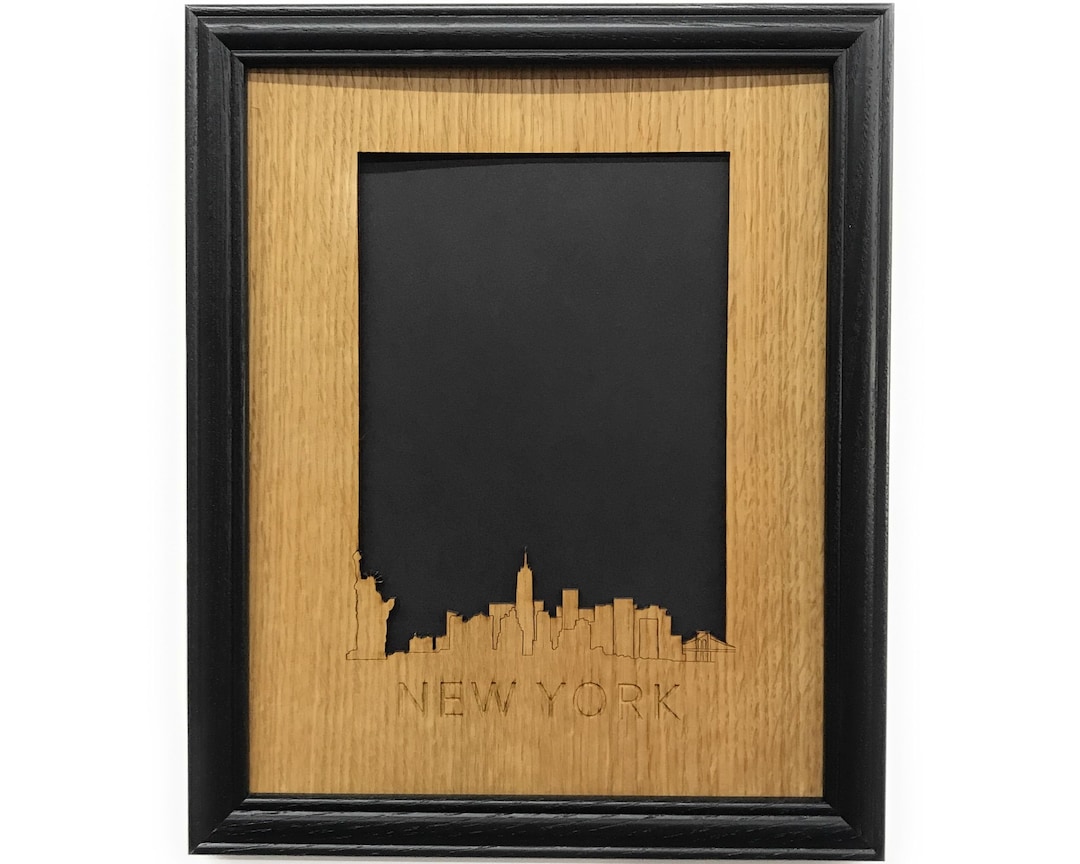 New York Skyline Frame New York Frame, New York Vacation Photo Frame