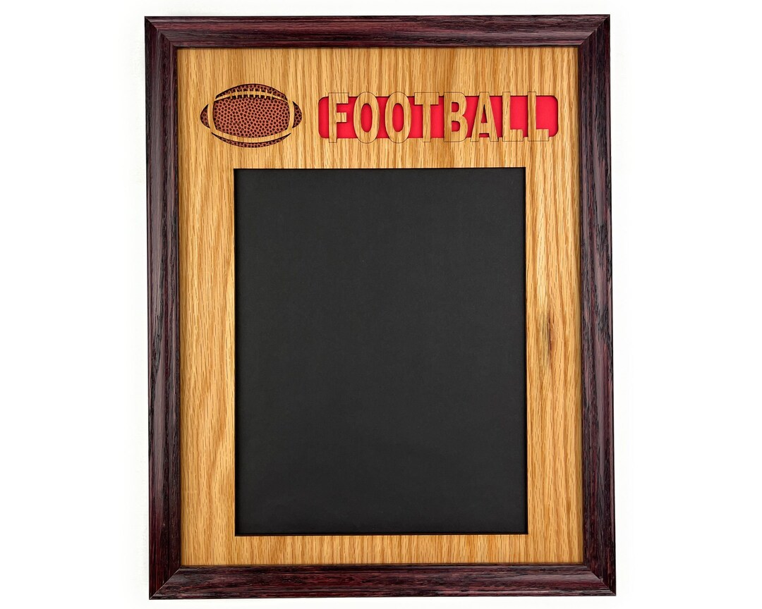 Football Picture Frame 11x14 Frame Holds up to 8 Photos Football Award