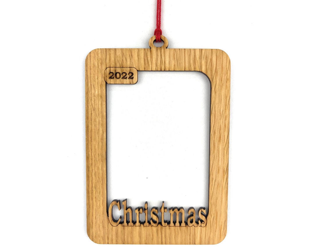 2023 Christmas Ornament Picture Frame Christmas Tree Frame Etsy UK